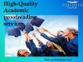 High-Quality Academic proofreading services PowerPoint PPT Presentation