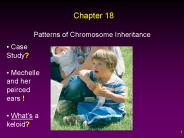 Patterns of Chromosome Inheritance