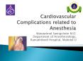 Cardiovascular Complications related to Anesthesia PowerPoint PPT Presentation