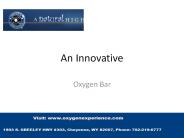 Oxygen Bar