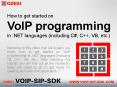 How to get started on VoIP development in .NET languages (including C#, C, C++, VB, etc.) (1) PowerPoint PPT Presentation