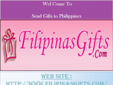 Send Gifts to Philippines