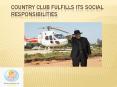Country Club Fulfills Its Social Responsibilities PowerPoint PPT Presentation