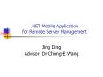 .NET Mobile Application for Remote Server Management PowerPoint PPT Presentation