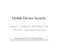 Mobile Device Security PowerPoint PPT Presentation