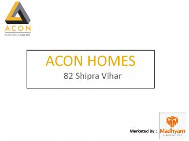 Acon homes dehradun
