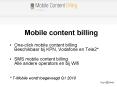 One-click mobile content billing Beschikbaar bij KPN, Vodafone en Tele2* PowerPoint PPT Presentation