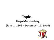 hugo munsterberg
