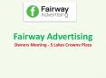Fairway Advertising - Owners Meeting @ 5 Lakes Crowne Plaza PowerPoint PPT Presentation