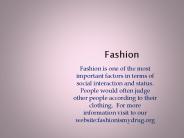 Fashion