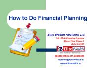 How to Do Financial Planning