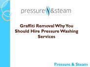 Graffiti Removal: Why Hire Pressure Washing Services?