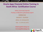 Oracle Apps Financial Online Training In South Africa  Certification Course