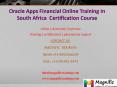 Oracle Apps Financial Online Training In South Africa  Certification Course PowerPoint PPT Presentation