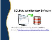 SQL Database Recovery Software