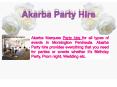 Akarba Marquee Hire PowerPoint PPT Presentation