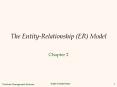The Entity-Relationship (ER) Model PowerPoint PPT Presentation