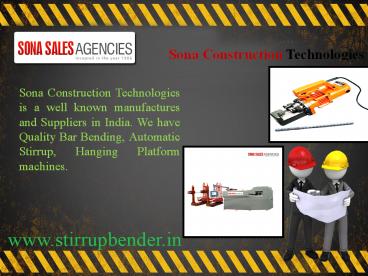 Sona Construction Technologies in Delhi