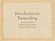 Introduction to Networking