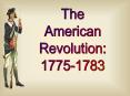 The American Revolution PowerPoint PPT Presentation