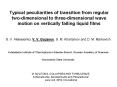 Typical peculiarities of transition from regular two-dimensional to three-dimensional wave motion on vertically falling liquid films PowerPoint PPT Presentation
