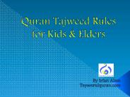 Quran Tajweed Rules for Kids & Elders PowerPoint PPT Presentation