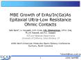 MBE Growth of ErAs/In(Ga)As Epitaxial Ultra-Low Resistance Ohmic Contacts PowerPoint PPT Presentation