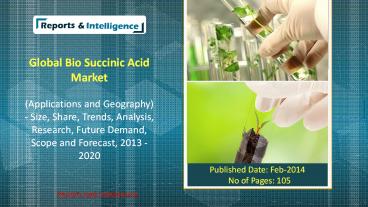 Global Bio Succinic Acid Market