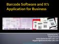 Barcode Software and It's Application Slides for PowerPoint PowerPoint PPT Presentation