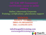 SAP SCM ERP Procurement certification course in online training