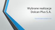 Prezentacja Dolcan Plus S.A