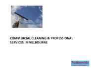 COMMERCIAL CLEANING & PROFESSIONAL SERVICES IN MELBOURNE
