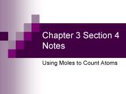Chapter 3 Section 4 Notes
