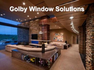 Colby Window Solutions and Services