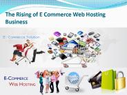The Rising of E Commerce Web Hosting Business