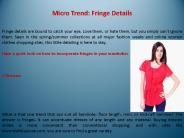 Micro Trend: Fringe Details (1)