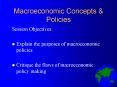 Macroeconomic Concepts PowerPoint PPT Presentation
