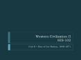 Western Civilization II HIS-102 PowerPoint PPT Presentation