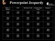 Powerpoint Jeopardy