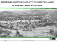 ENHANCING ADAPTIVE CAPACITY TO CLIMATE CHANGE IN SEMI-ARID REGIONS OF INDIA PowerPoint PPT Presentation