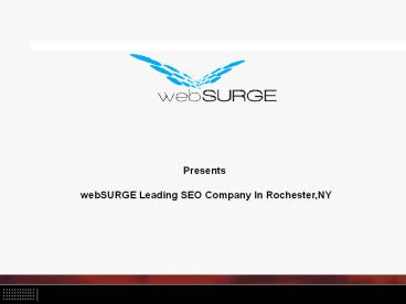 Websurge Leading SEO Company in Rochester,NY