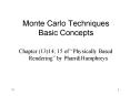 Monte Carlo Techniques Basic Concepts PowerPoint PPT Presentation