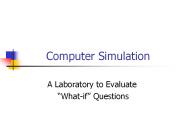 Computer Simulation