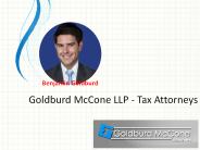 Goldburd McCone LLP - Tax Issues