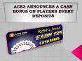 Ace3 announces a cash bonus on players every deposits PowerPoint PPT Presentation