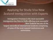 Want Study Visa New Zealand Immigration with Experts