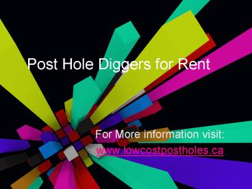 Post Hole Diggers Services (1)
