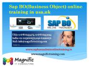 Sap BO(Business Object) online training in usa,uk