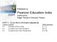 Published by                       Pearson Education India Authored by Edgar Thorpe PowerPoint PPT Presentation