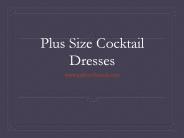Plus Size Cocktail Dresses